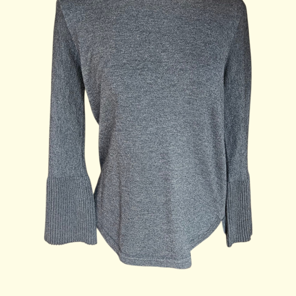 Max Studio Charcoal Knit Top New With Tags, Size S